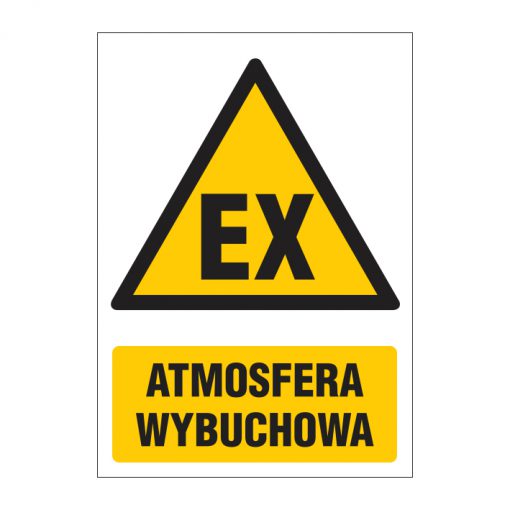Znak ostrzegawczy ZO-36 - ATMOSFERA WYBUCHOWA
