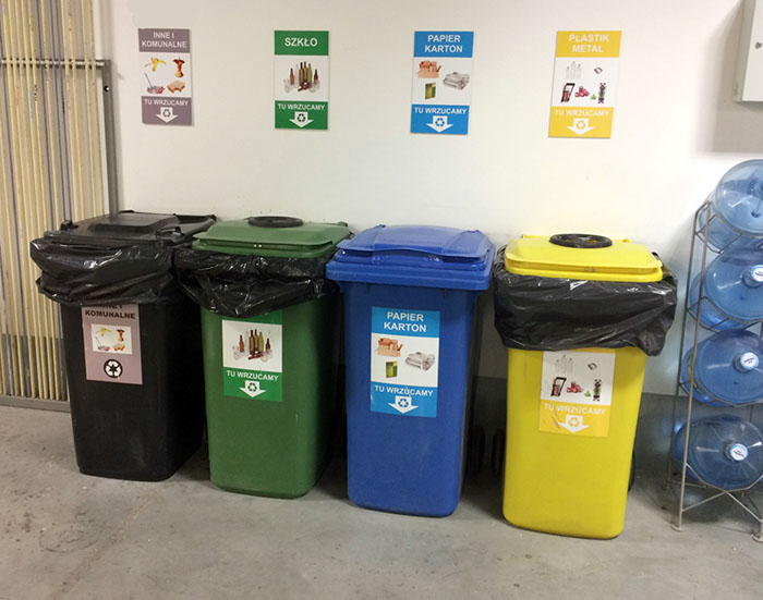 Oznakowanie segregacja odpadów