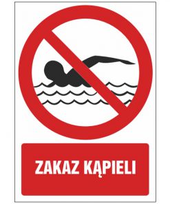 Znak zakazu ZZ-48 - Zakaz kąpieli