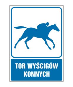 tabliczki ogólne medyczne sportowe ZOM - 46 Tor wyścigów konnych