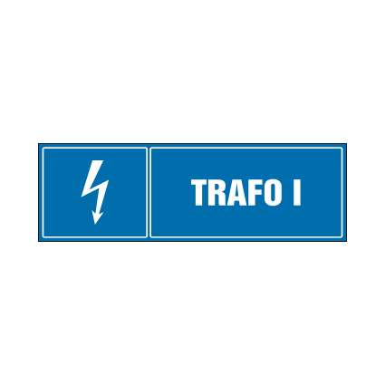 tabliczki znaki elektryczne ZTE - 73 Trafo I