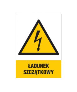 tabliczki znaki elektryczne ZTE - 94 Ładunek szczątkowy