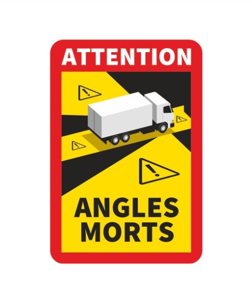 Oznaczenie martwego pola w pojazdach ciężarowych TIR