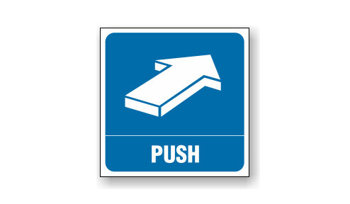 Tabliczka - Push