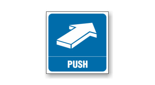 Tabliczka - Push