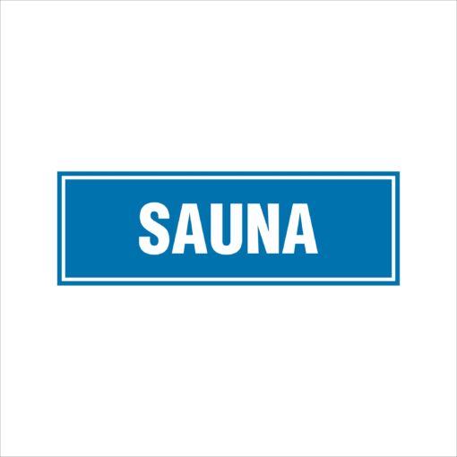 Tabliczka - Sauna